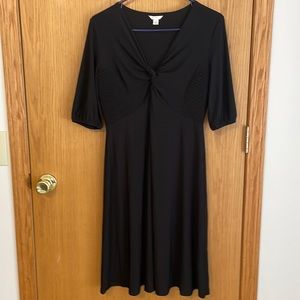 Little black dress with 3/4 sleeves